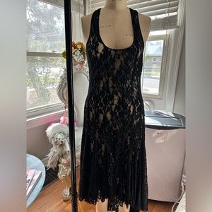 Biya lace high low dress